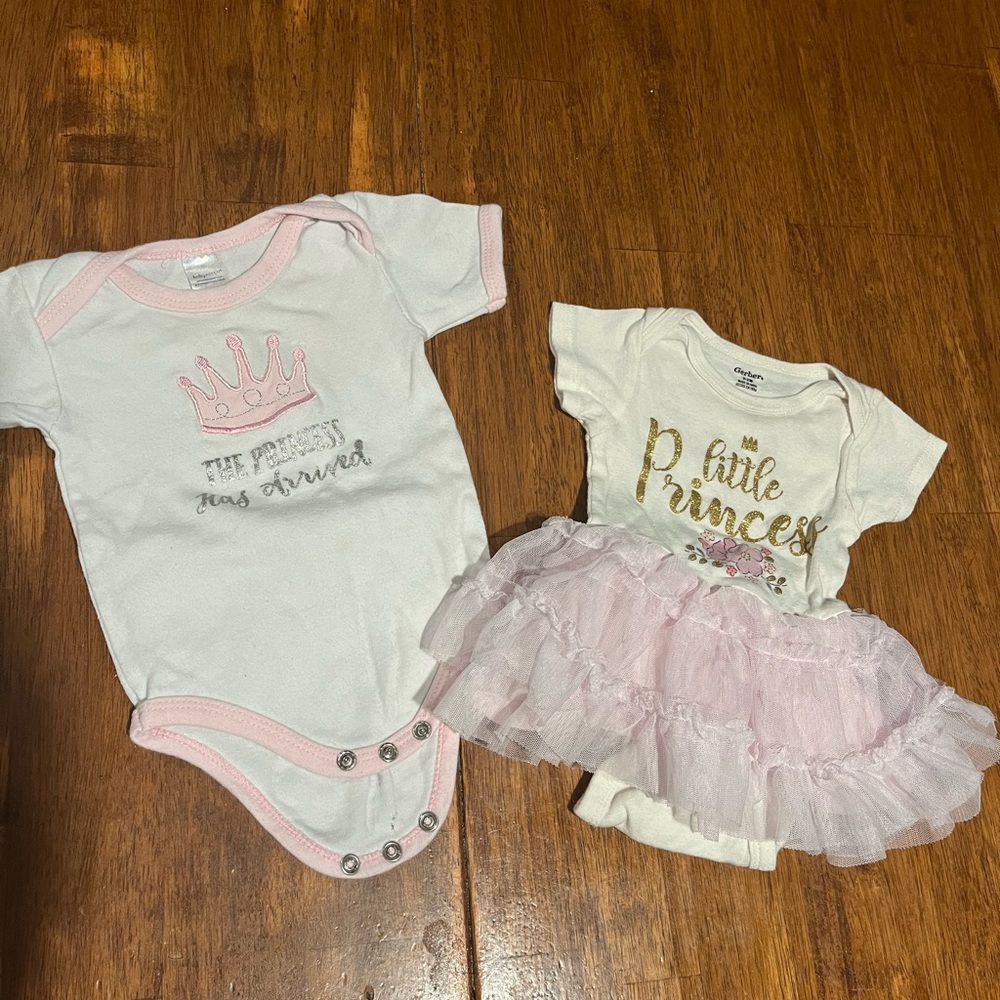 Baby Girl Bodysuit and Dress Set